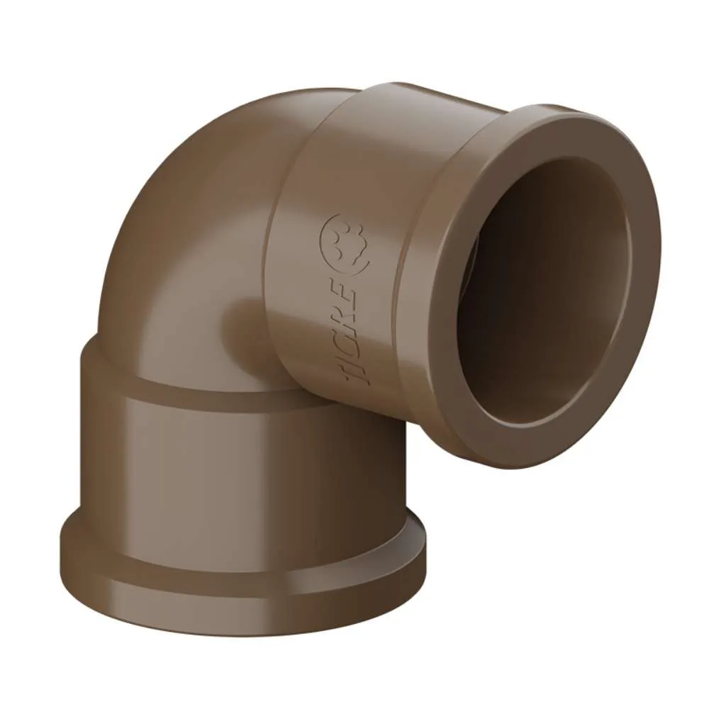 Joelho 90° PVC Marrom